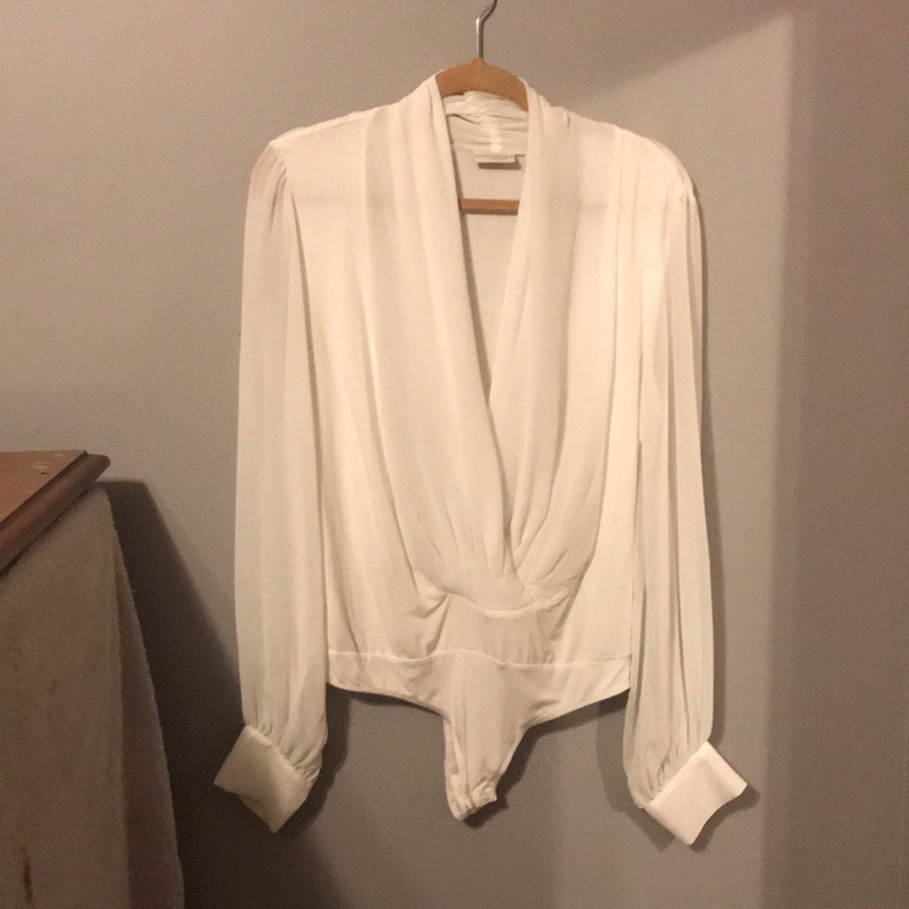 Long Sleeve White onesie